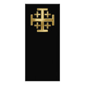 Christliches Kreuz Werbekarte (Hinten)