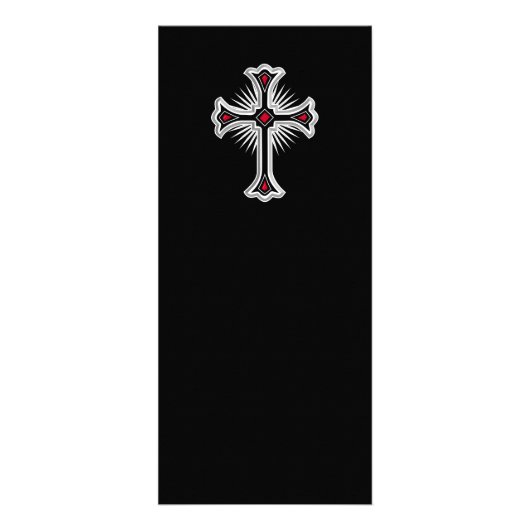 Christliches Kreuz Werbekarte (Vorne)