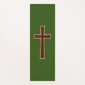 Christliches Kreuz Yogamatte (Vorderseite)
