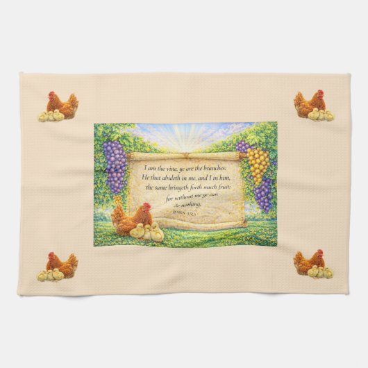 Christliches Küchenhandtuch Geschirrtuch (Horizontal)