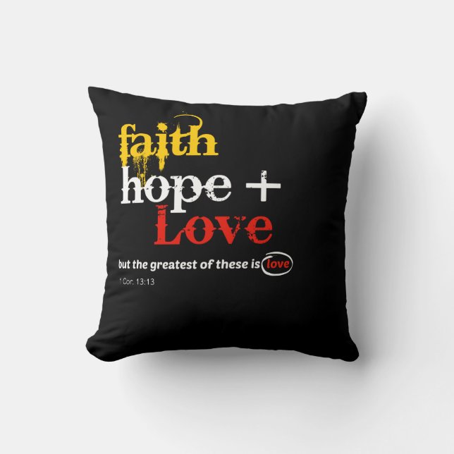 Christliches Kunst-Kissen Kissen (Vorderseite)