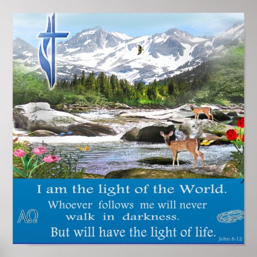 Christliches Kunstplakat Poster (Vorne)