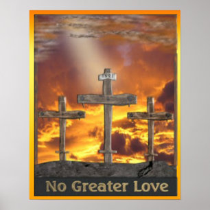 Christliches Kunstplakat Poster