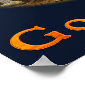 Christliches Kunstposter Calvary Poster (Ecke)