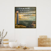 Christliches Kunstposter Poster (Küche)