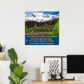 Christliches Kunstposter Poster (Heimbüro)