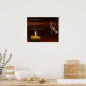 Christliches Kunstposter Poster (Küche)