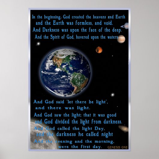 Christliches Kunstposter Poster (Vorne)