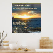 Christliches Kunstposter Poster (Küche)