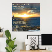 Christliches Kunstposter Poster (Heimbüro)