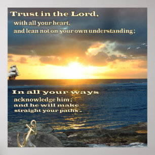 Christliches Kunstposter Poster