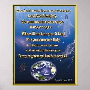 Christliches Kunstposter Poster