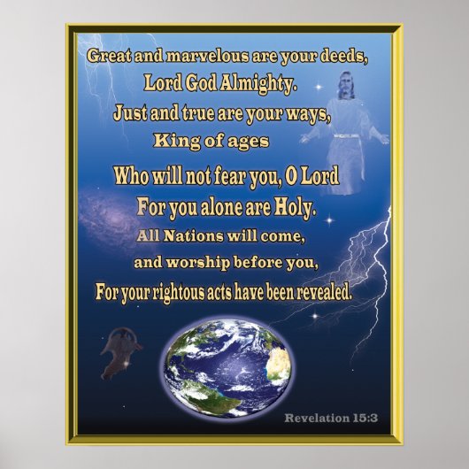 Christliches Kunstposter Poster (Vorne)