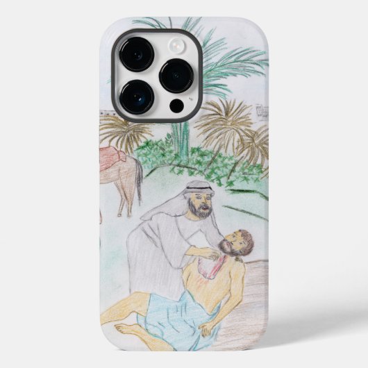 Christliches Kunstwerk Das gute Samariter Case-Mate iPhone Hülle (Rückseite)