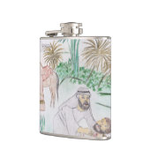 Christliches Kunstwerk Das gute Samariter Flachmann (Links)