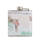 Christliches Kunstwerk Das gute Samariter Flachmann (Rückseite)