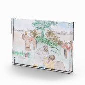 Christliches Kunstwerk Das gute Samariter Fotoblock (Rechts)