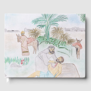 Christliches Kunstwerk Das gute Samariter Gästebuch