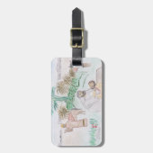 Christliches Kunstwerk Das gute Samariter Gepäckanhänger (Vorderseite vertikal)