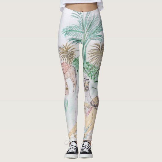 Christliches Kunstwerk Das gute Samariter Leggings (Vorderseite)