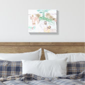 Christliches Kunstwerk Das gute Samariter Leinwanddruck (Insitu (Schlafzimmer))