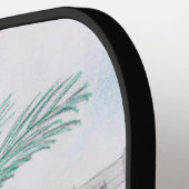 Christliches Kunstwerk Das gute Samariter Pickleball Schläger (Linke Seite)