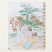 Christliches Kunstwerk Das gute Samariter Planer (Rückseite)