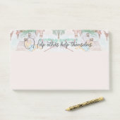 Christliches Kunstwerk Das gute Samariter Post-it Klebezettel (Auf Schreibtisch)