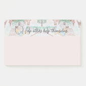 Christliches Kunstwerk Das gute Samariter Post-it Klebezettel (Vorderseite)