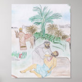 Christliches Kunstwerk Das gute Samariter Poster (Vorne)