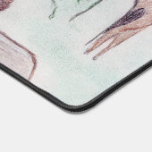 Christliches Kunstwerk Das gute Samariter Schreibtischunterlage (Ecke)