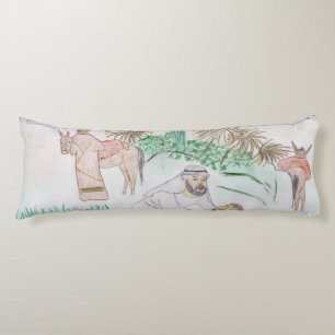 Christliches Kunstwerk Das gute Samariter Seitenschläferkissen