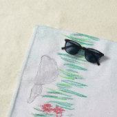 Christliches Kunstwerk Das gute Samariter Strandtuch (Beispiel)