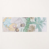 Christliches Kunstwerk Das gute Samariter Yogamatte (Vorderseite (Horizontal))