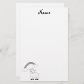 Christliches Lamm stationär Briefpapier (Vorne/Hinten)