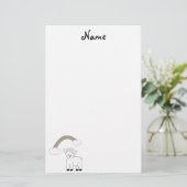 Christliches Lamm stationär Briefpapier (Stehend Vorderseite)