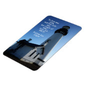 Christliches Leuchtturm John 1:4 Magnet (Linke Seite)