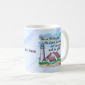 Christliches Leuchtturm Kaffeetasse (VorderseiteRechts)