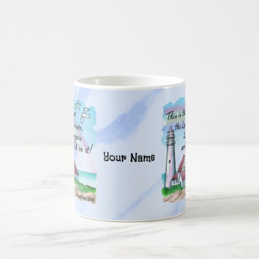 Christliches Leuchtturm Kaffeetasse (Mittel)