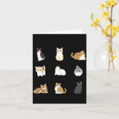 Christliches Mädchen Gott sagt ich bin Katze Jesus Karte (Gelbe Blume)