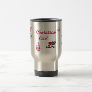Christliches Mädchen Reisebecher
