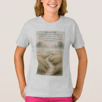 Christliches Mädchen Römer 8,28 Bibelvers T-Shirt
