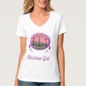 Christliches Mädchen T-Shirt (Vorderseite)
