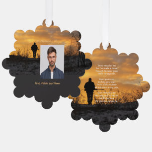 Christliches Memorial Jäger Jagen Stalingspiel Ornament Karte