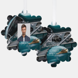 Christliches Memorial Keepake Antike Autos Auto Ornament Karte