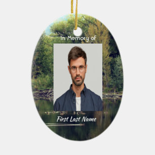 Christliches Memorial Keepake Lake Pond Park Ducks Keramik Ornament