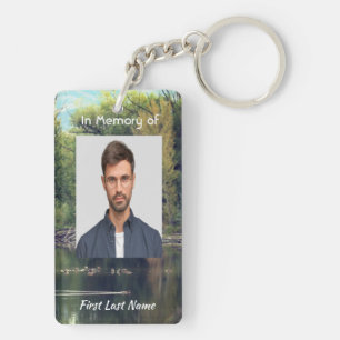 Christliches Memorial Keepake Lake Pond Park Ducks Schlüsselanhänger