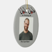 Christliches Memorial Keepake Musician Gitarre Keramik Ornament (Rechts)