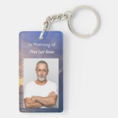 Christliches Memorial Keepake Sea Sky Cloud Island Schlüsselanhänger (Rückseite)