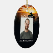 Christliches Memorial Pocket Card Kajak Sport Keramik Ornament (Rechts)